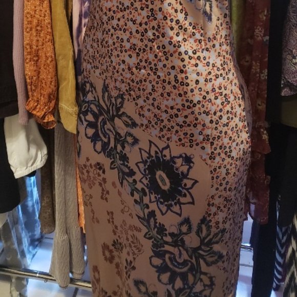 Free People "Your Better Side" Satin Dress size SP NWOT - Picture 5 of 7